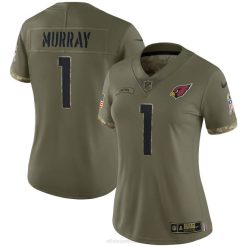 NFL Frauen Arizona Cardinals Kyler Murray Nike Olive 2022 Salute to Service Limited Trikot 4R0Z5203 Kleidung