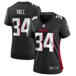 NFL Frauen Atlanta Falcons Darren Hall Nike schwarzes Spieltrikot 4R0Z5385 Kleidung