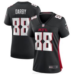 NFL Frauen Atlanta Falcons Frank Darby Nike schwarzes Spieltrikot 4R0Z5379 Kleidung