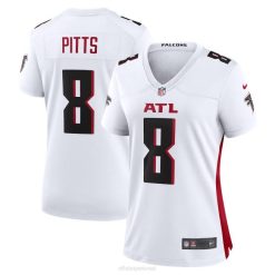 NFL Frauen Atlanta Falcons Kyle Pitts Nike weißes Game-Spieler-Trikot 4R0Z3947 Kleidung