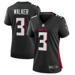NFL Frauen Atlanta Falcons Mykal Walker Nike schwarzes Game-Spieler-Trikot 4R0Z5377 Kleidung