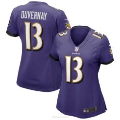 NFL Frauen Baltimore Ravens Devin Duvernay Nike Lila Spieltrikot 4R0Z4255 Kleidung