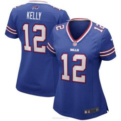 NFL Frauen Buffalo Bills Jim Kelly Nike Royal Game Spielertrikot im Ruhestand 4R0Z1717 Kleidung