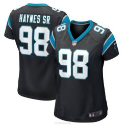 NFL Frauen Carolina Panthers Marquis Haynes Sr. Nike schwarzes Game-Spieler-Trikot 4R0Z5485 Kleidung