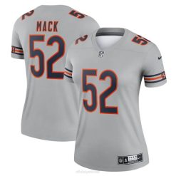 NFL Frauen Chicago Bears Khalil Mack Nike Grey Inverted Legend Trikot 4R0Z4037 Kleidung