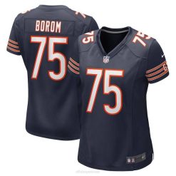 NFL Frauen Chicago Bears Larry Borom Nike Navy Game Jersey 4R0Z6153 Kleidung