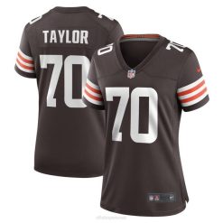 NFL Frauen Cleveland Browns Alex Taylor Nike Brown Team Game Spielertrikot 4R0Z5913 Kleidung