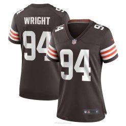 NFL Frauen Cleveland Browns Alex Wright Nike Brown Game Spielertrikot 4R0Z6189 Kleidung