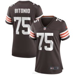 NFL Frauen Cleveland Browns Joel Bitonio Nike Brown Game Jersey 4R0Z6055 Kleidung