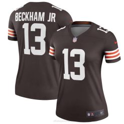 NFL Frauen Cleveland Browns Odell Beckham Jr. Nike Spielerlegende-Trikot in Braun 4R0Z3755 Kleidung