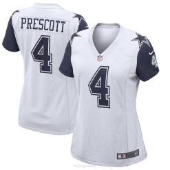NFL Frauen Dallas Cowboys dak prescott nike weiß alternative spiel trikot 4R0Z1193 Kleidung