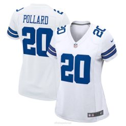 NFL Frauen Dallas Cowboys Tony Pollard Nike weißes Game-Spieler-Trikot 4R0Z2807 Kleidung