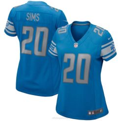 NFL Frauen Detroit Lions Billy Sims Nike Blue Game Ruhestandsspieler-Trikot 4R0Z3553 Kleidung