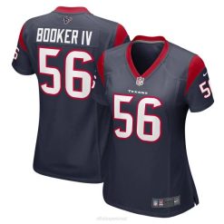 NFL Frauen Houston Texans Thomas Booker IV Nike Navy Player Game Jersey 4R0Z6643 Kleidung