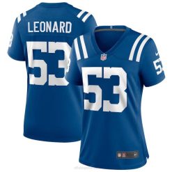 NFL Frauen Indianapolis Colts Shaquille Leonard Nike Royal Spieler-Spieltrikot 4R0Z3745 Kleidung