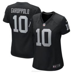 NFL Frauen Las Vegas Raiders Jimmy Garoppolo Nike schwarzes Game-Spieler-Trikot 4R0Z91 Kleidung