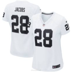 NFL Frauen Las Vegas Raiders Josh Jacobs Nike White Player Game Team-Trikot 4R0Z1155 Kleidung