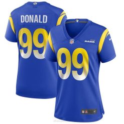 NFL Frauen Los Angeles Rams Aaron Donald Nike Royal Spieltrikot 4R0Z3177 Kleidung