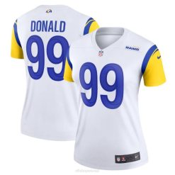 NFL Frauen Los Angeles Rams Aaron Donald Nike White Legend Trikot 4R0Z2053 Kleidung