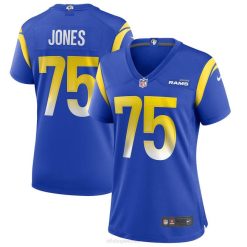 NFL Frauen Los Angeles Rams Deacon Jones Nike Royal Game-Trikot für pensionierte Spieler 4R0Z4697 Kleidung