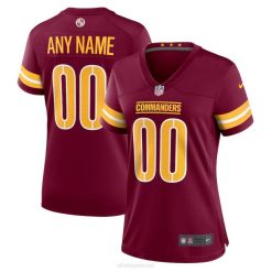 NFL Frauen Washington Commanders Nike Burgundy Game Custom Spielertrikot 4R0Z1661 Kleidung