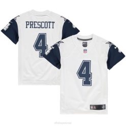NFL Jugend Dallas Cowboys Dak Prescott Nike White Color Rush Game Jersey 4R0Z1045 Kleidung