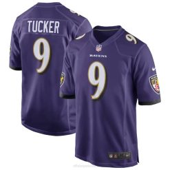 NFL Männer Baltimore Ravens Justin Tucker Nike Lila Spieltrikot 4R0Z341 Kleidung