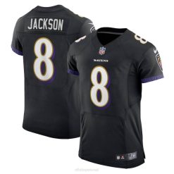 NFL Männer Baltimore Ravens Lamar Jackson Nike Black Alternative Vapor Elite Spielertrikot 4R0Z2043 Kleidung