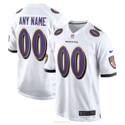 NFL Männer Baltimore Ravens Nike weißes individuelles Spieltrikot 4R0Z619 Kleidung