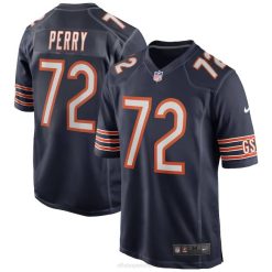 NFL Männer Chicago Bears William Perry Nike Navy Game Ruhestandsspielertrikot 4R0Z529 Kleidung