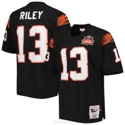 NFL Männer Cincinnati Bengals Ken Riley Mitchell & Ness Schwarz 1981 Authentisches Spielertrikot im Ruhestand 4R0Z1531 Kleidung
