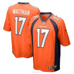 NFL Männer Denver Broncos Corliss Waitman Nike Orange Game Spielertrikot 4R0Z2869 Kleidung