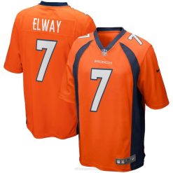 NFL Männer Denver Broncos John Elway Nike Orange Game Ruhestandsspielertrikot 4R0Z519 Kleidung