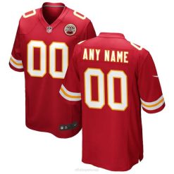 NFL Männer Kansas City Chiefs Nike Red Custom Game Jersey 4R0Z19 Kleidung