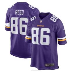 NFL Männer Minnesota Vikings Jake Reed Nike lila Spieltrikot für pensionierte Spieler 4R0Z4657 Kleidung