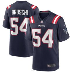 NFL Männer New England Patriots Tedy Bruschi Nike Navy Game Ruhestandsspielertrikot 4R0Z941 Kleidung