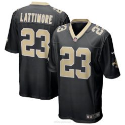 NFL Männer New Orleans Saints Marshon Lattimore Nike schwarzes Spieltrikot 4R0Z909 Kleidung