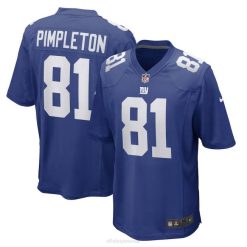 NFL Männer New York Giants Kalil Pimpleton Nike Royal Game Spielertrikot 4R0Z4385 Kleidung