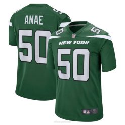 NFL Männer New York Jets Bradlee Anae Nike Gotham Green Game Spielertrikot 4R0Z6559 Kleidung