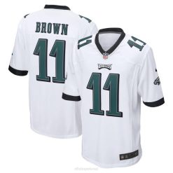 NFL Männer Philadelphia Eagles a.j. Braunes Nike-Spieltrikot in Weiß 4R0Z1073 Kleidung