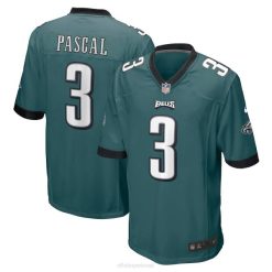 NFL Männer Philadelphia Eagles Zach Pascal Nike grünes Spieltrikot 4R0Z4399 Kleidung