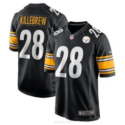 NFL Männer Pittsburgh Steelers Miles Killebrew Nike schwarzes Spieltrikot 4R0Z5895 Kleidung