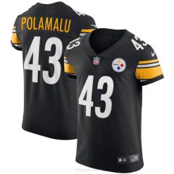 NFL Männer Pittsburgh Steelers Troy Polamalu Nike schwarzes Elite-Trikot für pensionierte Spieler 4R0Z3035 Kleidung