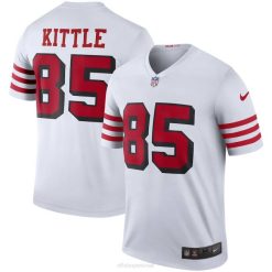 NFL Männer San Francisco 49ers George Kittle Nike White Color Rush Legend Trikot 4R0Z747 Kleidung