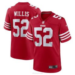 NFL Männer San Francisco 49ers Patrick Willis Nike Scarlet Spielerspieltrikot im Ruhestand 4R0Z2263 Kleidung