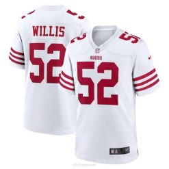 NFL Männer San Francisco 49ers Patrick Willis Nike weißes Spieltrikot für pensionierte Spieler 4R0Z1267 Kleidung