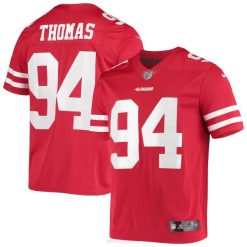 NFL Männer San Francisco 49ers Solomon Thomas Nike Scarlet Vapor Limited Spielertrikot 4R0Z4537 Kleidung