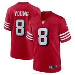 NFL Männer San Francisco 49ers Steve Young Nike Scarlet Retired Alternative Game Jersey 4R0Z559 Kleidung