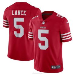 NFL Männer San Francisco 49ers Trey Lance Nike Scarlet Vapor Limited Trikot 4R0Z2333 Kleidung