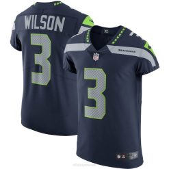 NFL Männer Seattle Seahawks Russell Wilson Nike College Navy Vapor Elite Spielertrikot 4R0Z733 Kleidung